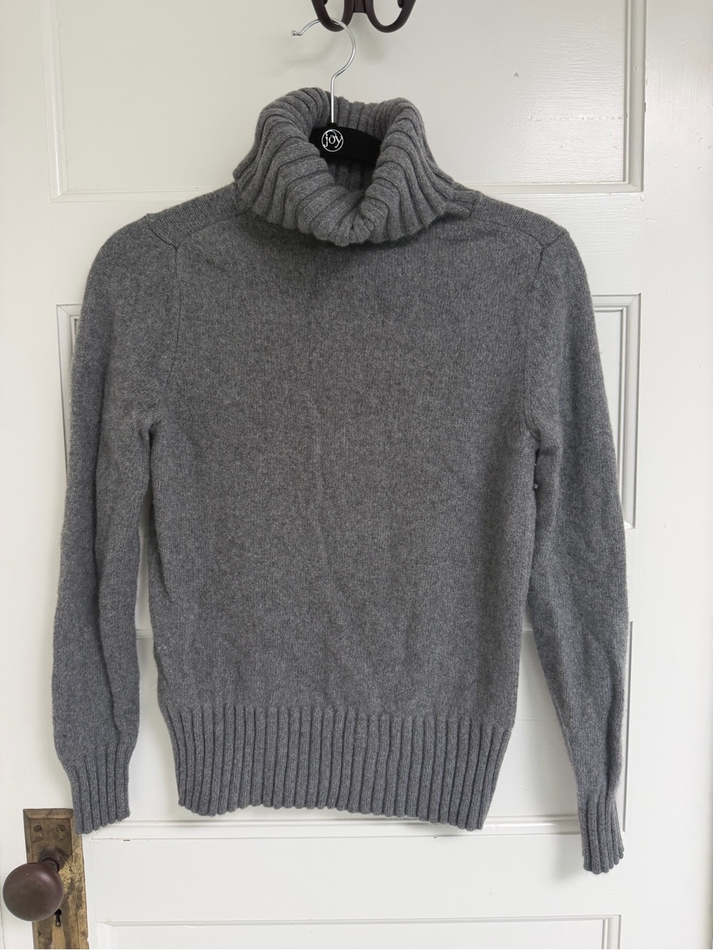 Patagonia Gray Ribbed Turtleneck Sweater